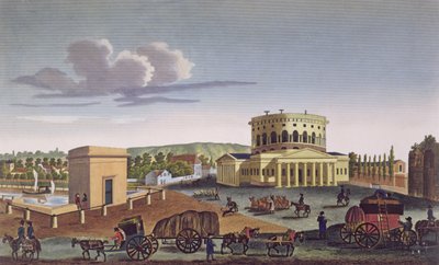 The Barriere de la Villette, c.1815-20 by Henri Courvoisier Voisin